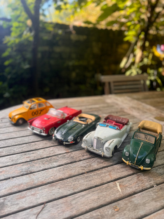 Set of 'famous five' Metal Cars...